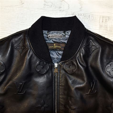 leather jacket louis vuitton